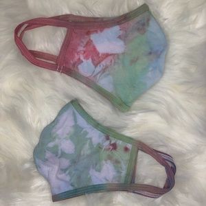 Tie Dye reusable Face Mask Off The Wall Set